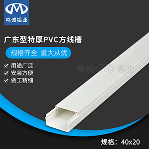 40×20广东型特厚PVC方线槽