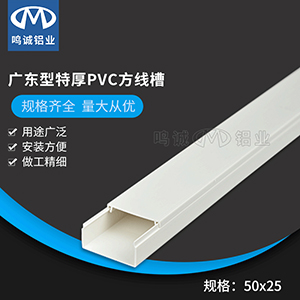 50×25广东型特厚PVC方线槽